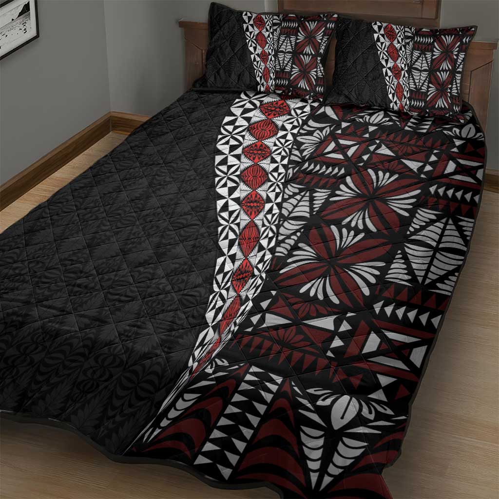 Tonga Ngatu Art Tattoo Polynesian Quilt Bed Set