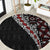 Tonga Ngatu Art Tattoo Polynesian Round Carpet