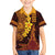 Hawaii Volcano Kid Hawaiian Shirt Polynesian and Kakau Pattern