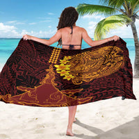 Hawaii Volcano Sarong Polynesian and Kakau Pattern
