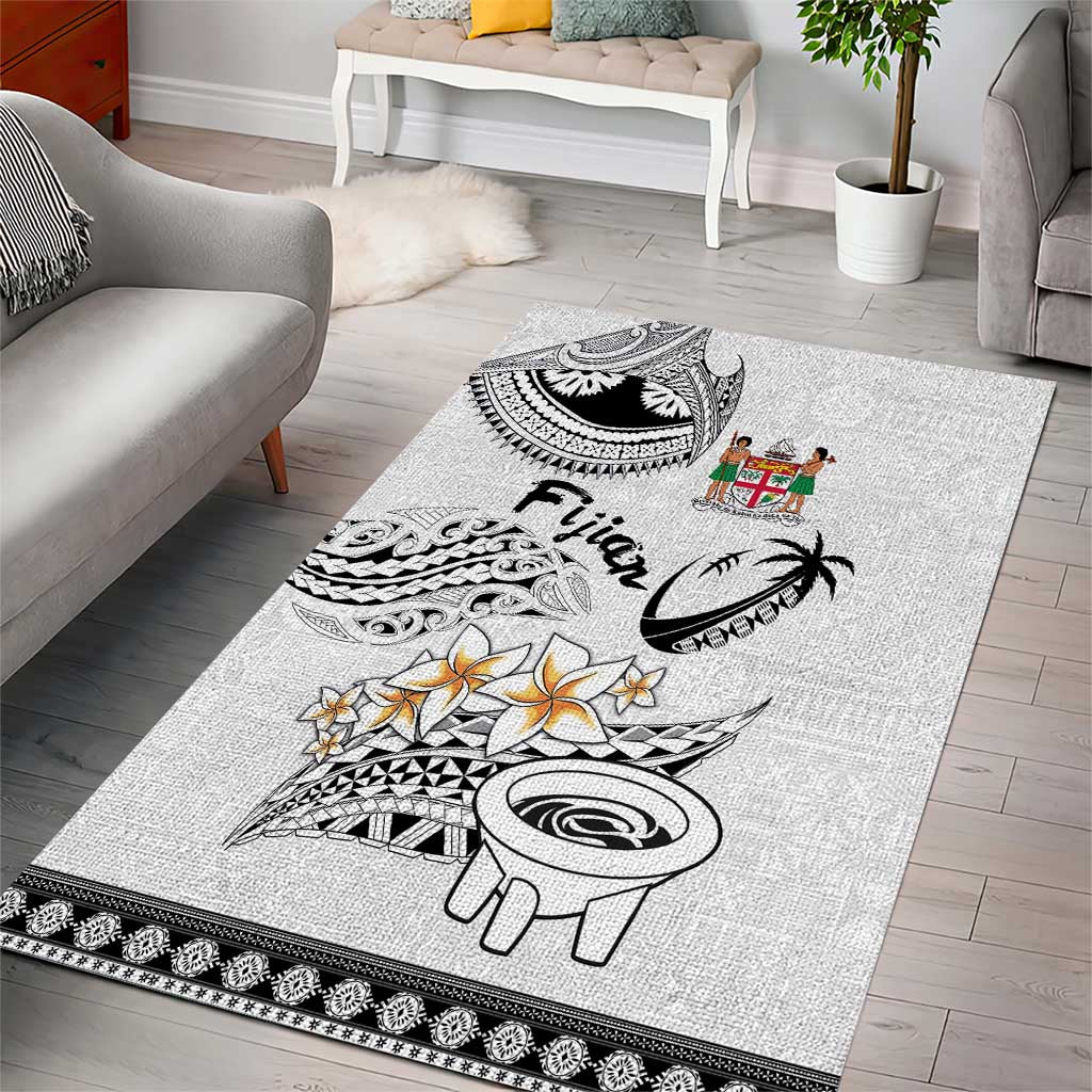 Fijian Traditional Culture Area Rug Tapa Tribal Tattoos - Polynesian Pride