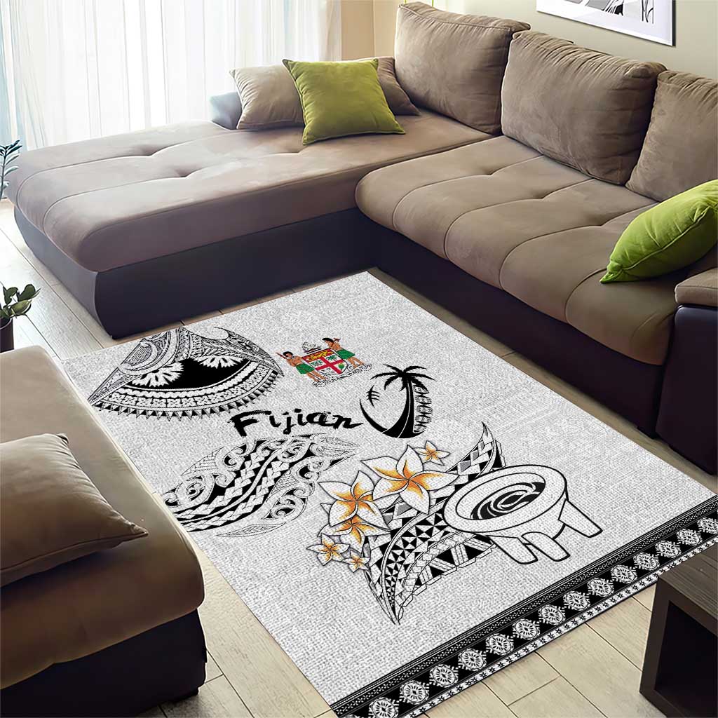 Fijian Traditional Culture Area Rug Tapa Tribal Tattoos - Polynesian Pride