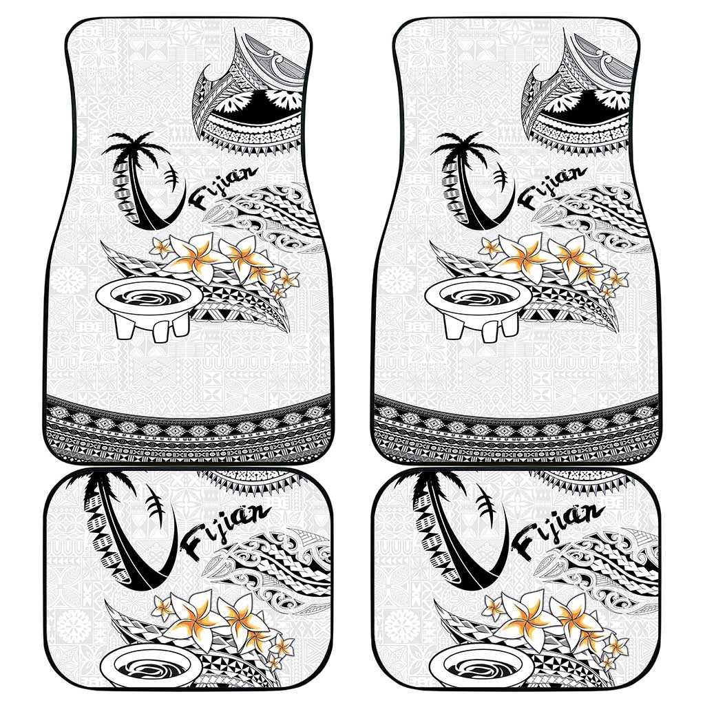 Fijian Traditional Culture Car Mats Tapa Tribal Tattoos - Polynesian Pride