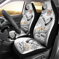 Fijian Traditional Culture Car Seat Cover Tapa Tribal Tattoos - Polynesian Pride