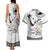 Fijian Traditional Culture Couples Matching Tank Maxi Dress and Hawaiian Shirt Tapa Tribal Tattoos - Polynesian Pride