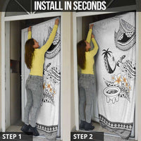 Fijian Traditional Culture Door Cover Tapa Tribal Tattoos - Polynesian Pride