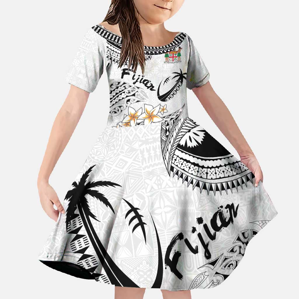 Fijian Traditional Culture Family Matching Off Shoulder Maxi Dress and Hawaiian Shirt Tapa Tribal Tattoos - Polynesian Pride