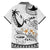 Fijian Traditional Culture Family Matching Off Shoulder Short Dress and Hawaiian Shirt Tapa Tribal Tattoos - Polynesian Pride