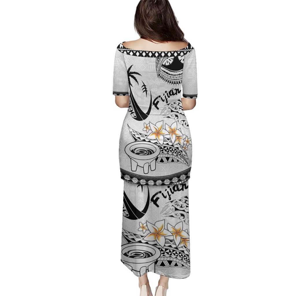 Fijian Traditional Culture Family Matching Puletasi and Hawaiian Shirt Tapa Tribal Tattoos - Polynesian Pride