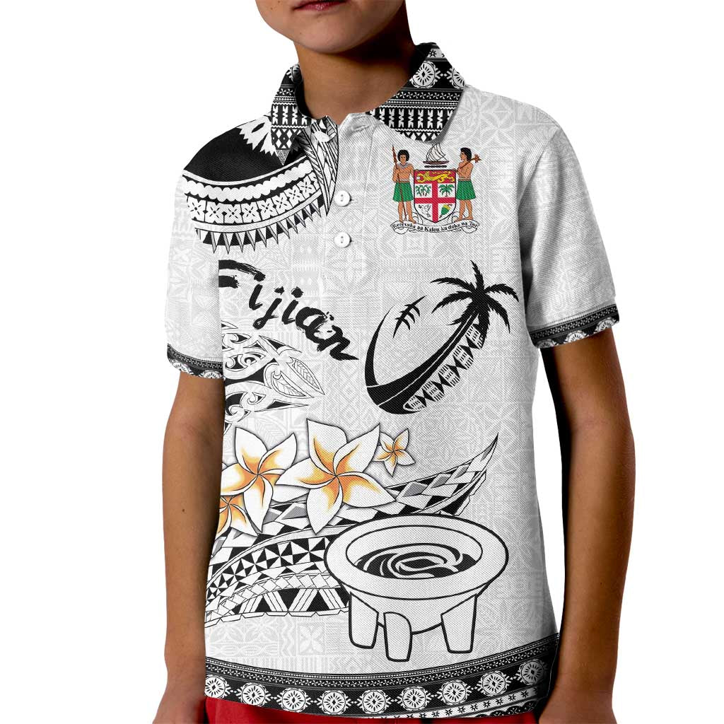 Fijian Traditional Culture Kid Polo Shirt Tapa Tribal Tattoos - Polynesian Pride