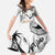 Fijian Traditional Culture Kid Short Sleeve Dress Tapa Tribal Tattoos - Polynesian Pride