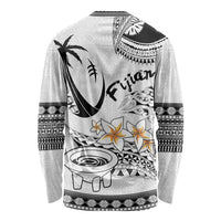 Fijian Traditional Culture Long Sleeve Shirt Tapa Tribal Tattoos LT03 - Polynesian Pride