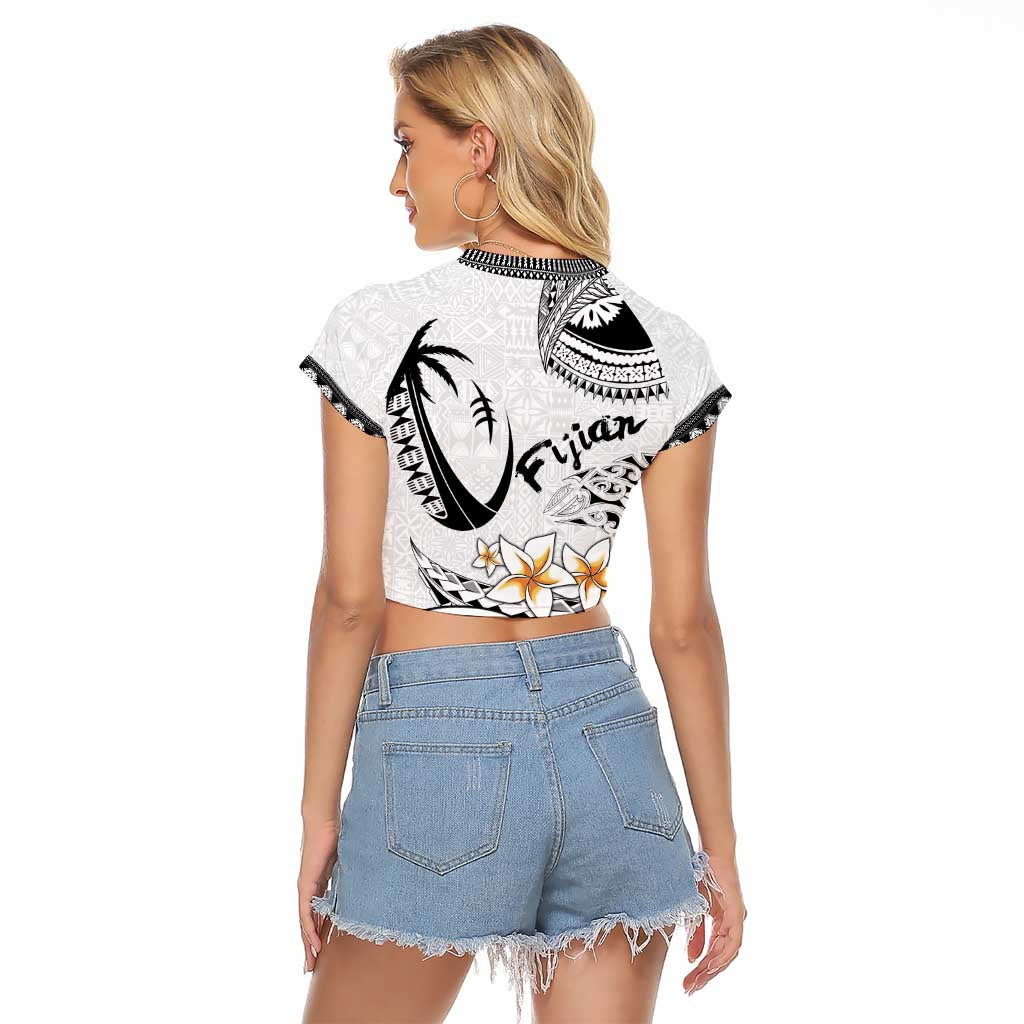 Fijian Traditional Culture Raglan Cropped T Shirt Tapa Tribal Tattoos - Polynesian Pride