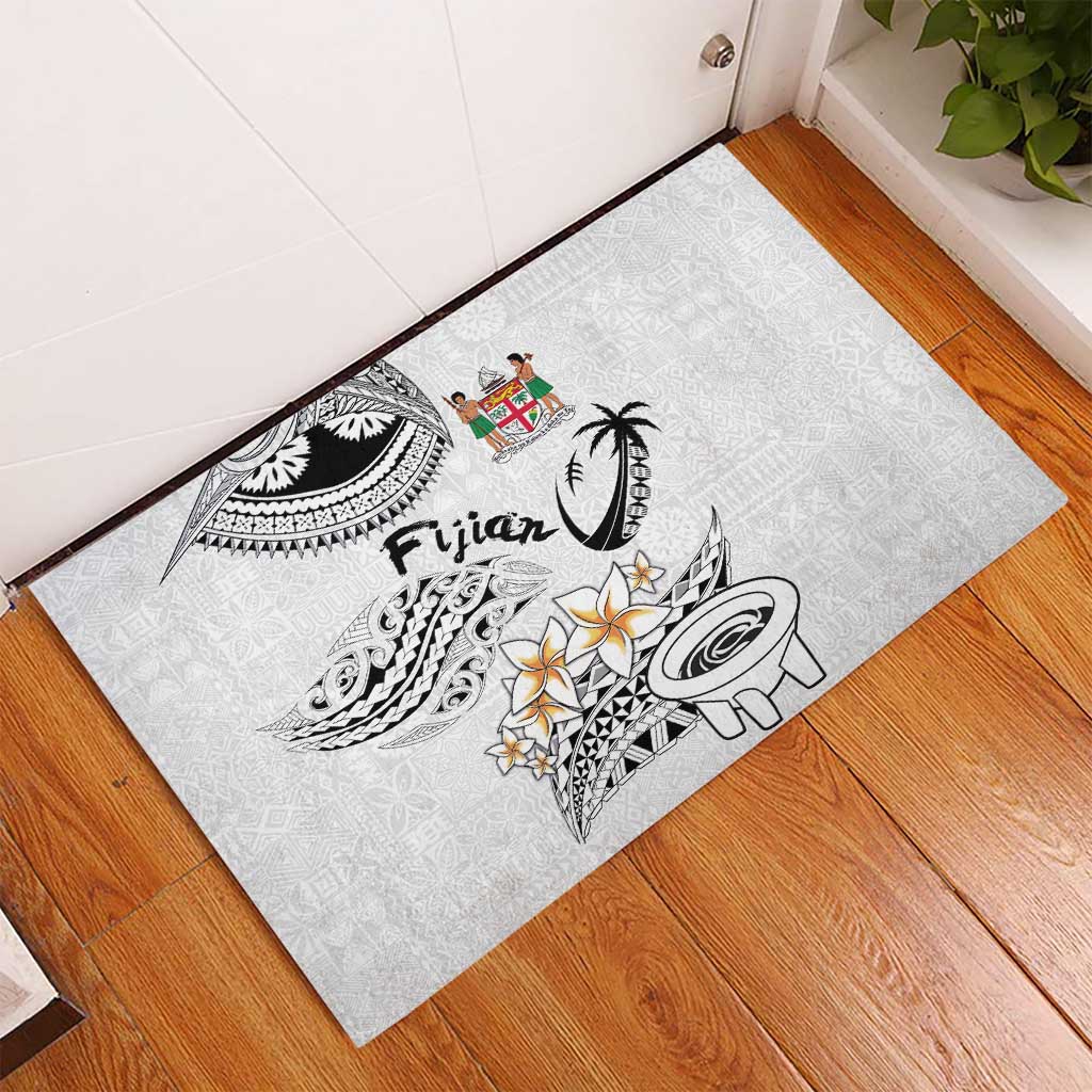 Fijian Traditional Culture Rubber Doormat Tapa Tribal Tattoos - Polynesian Pride