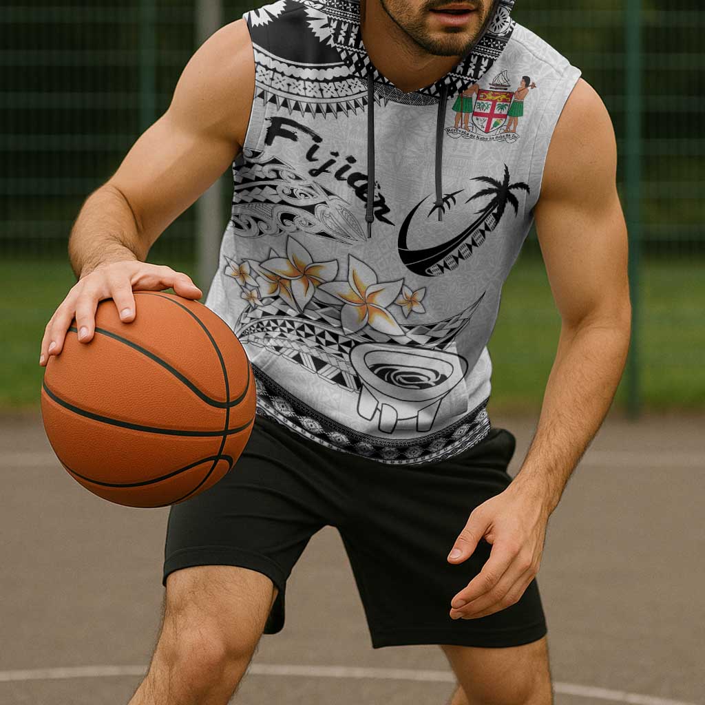 Fijian Traditional Culture Sleeveless Hoodie Tapa Tribal Tattoos - Polynesian Pride