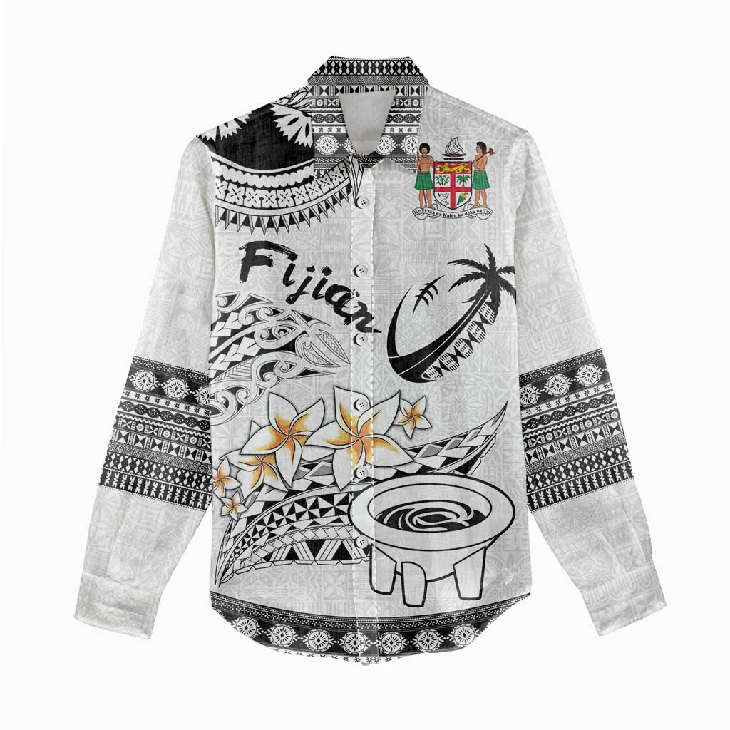 Fijian Traditional Culture Women Casual Shirt Tapa Tribal Tattoos - Polynesian Pride