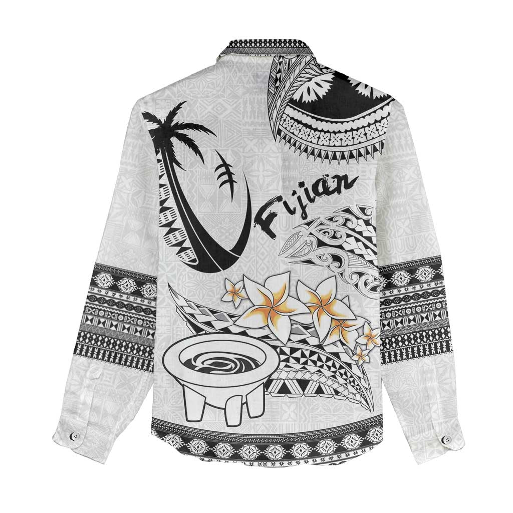 Fijian Traditional Culture Women Casual Shirt Tapa Tribal Tattoos - Polynesian Pride