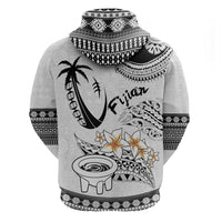 Fijian Traditional Culture Zip Hoodie Tapa Tribal Tattoos - Polynesian Pride