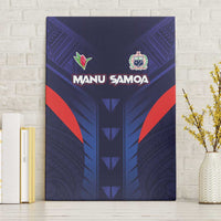 Rugby Samoa Canvas Wall Art Siva Tau Spirit Sporty Vibes - Polynesian Pride