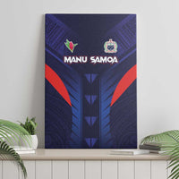 Rugby Samoa Canvas Wall Art Siva Tau Spirit Sporty Vibes - Polynesian Pride