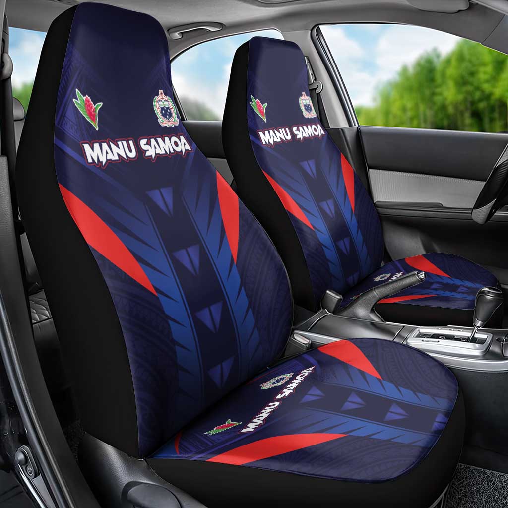 Rugby Samoa Car Seat Cover Siva Tau Spirit Sporty Vibes - Polynesian Pride