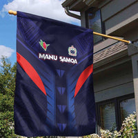 Rugby Samoa Garden Flag Siva Tau Spirit Sporty Vibes - Polynesian Pride