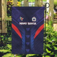 Rugby Samoa Garden Flag Siva Tau Spirit Sporty Vibes - Polynesian Pride