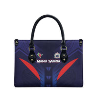 Rugby Samoa Leather Bag Siva Tau Spirit Sporty Vibes - Polynesian Pride