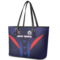 Rugby Samoa Leather Tote Bag Siva Tau Spirit Sporty Vibes LT03 - Polynesian Pride