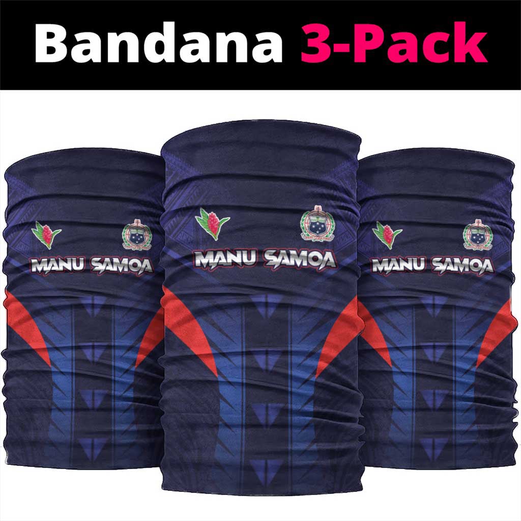 Rugby Samoa Neck Gaiter Siva Tau Spirit Sporty Vibes - Polynesian Pride