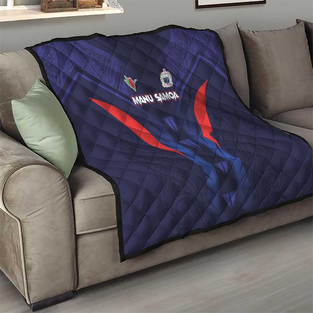 Rugby Samoa Quilt Siva Tau Spirit Sporty Vibes - Polynesian Pride