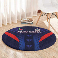 Rugby Samoa Round Carpet Siva Tau Spirit Sporty Vibes LT03 - Polynesian Pride