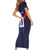 Custom Rugby Samoa Short Sleeve Bodycon Dress Siva Tau Spirit Sporty Vibes - Polynesian Pride