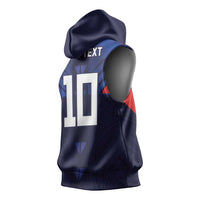 Custom Rugby Samoa Sleeveless Hoodie Siva Tau Spirit Sporty Vibes - Polynesian Pride