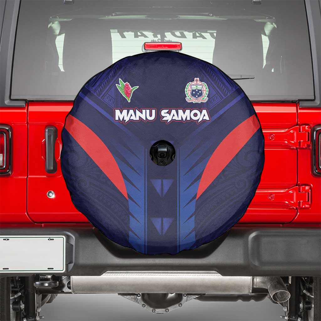 Rugby Samoa Spare Tire Cover Siva Tau Spirit Sporty Vibes LT03 - Polynesian Pride