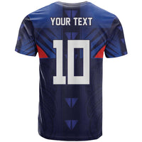 Custom Rugby Samoa T Shirt Siva Tau Spirit Sporty Vibes - Polynesian Pride