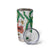 Hawaiian Tropical Flowers and Maile Pikake Tumbler Cup Polynesian Tribal Pattern White Color