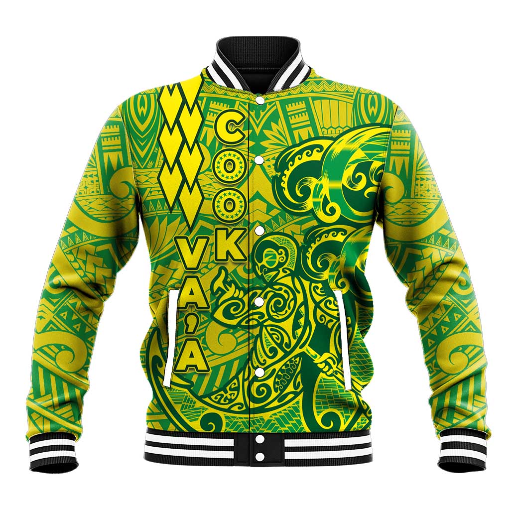 Cook Islands Vaa Polynesian Art Tattoo Baseball Jacket National Color