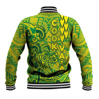 Cook Islands Vaa Polynesian Art Tattoo Baseball Jacket National Color