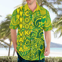 Cook Islands Vaa Polynesian Art Tattoo Hawaiian Shirt National Color