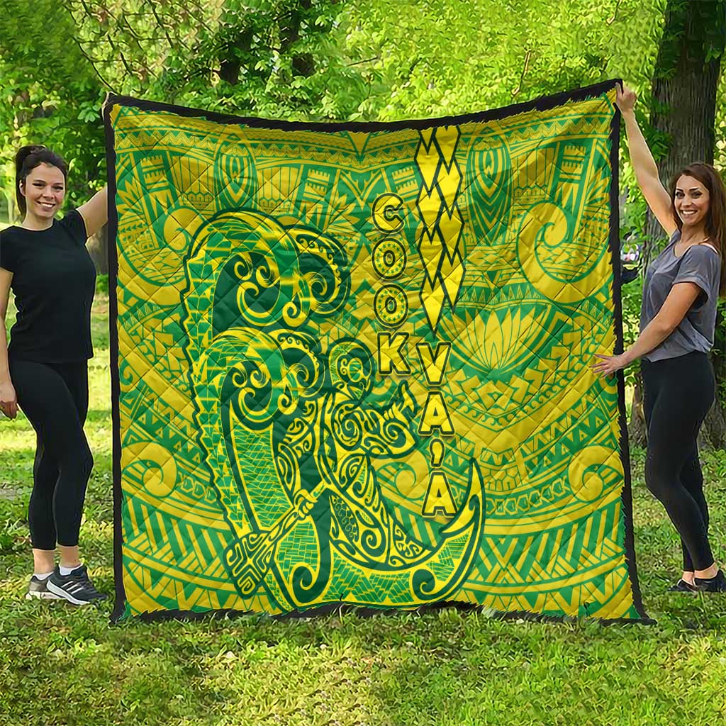 Cook Islands Vaa Polynesian Art Tattoo Quilt National Color