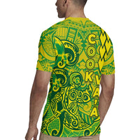 Cook Islands Vaa Polynesian Art Tattoo Rugby Jersey National Color
