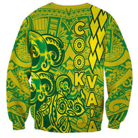 Cook Islands Vaa Polynesian Art Tattoo Sweatshirt National Color