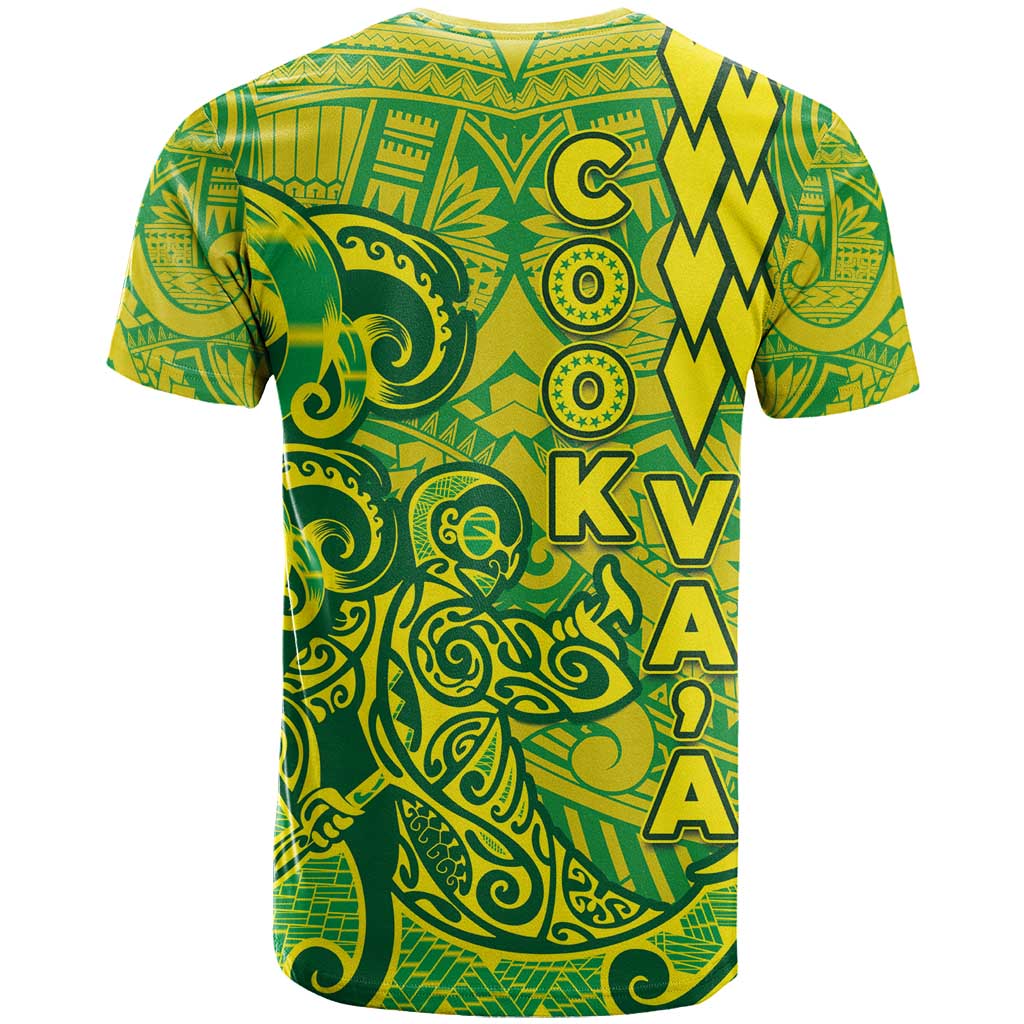 Cook Islands Vaa Polynesian Art Tattoo T Shirt National Color
