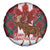 Canadian Christmas - Moose and Maple Retro Style Spare Tire Cover
