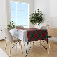 Canadian Christmas - Moose and Maple Retro Style Tablecloth