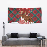 Canadian Christmas - Moose and Maple Retro Style Tapestry LT03 - Polynesian Pride