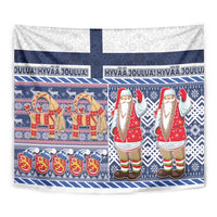 Yule Goat Joulupukki Finnish Christmas Tapestry Scandinavian Pattern LT03 - Polynesian Pride