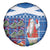 Santa Claus Thistle Scottish Christmas Spare Tire Cover Tartan Pattern