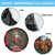 Santa and Higland Cows Scottish Christmas Spare Tire Cover Tartan Pattern